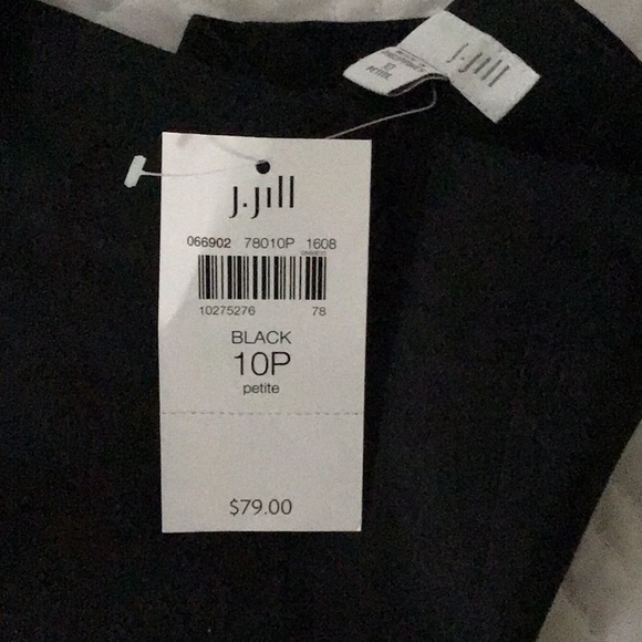 JJILL BLACK CHINOS 10P new - Picture 2 of 2